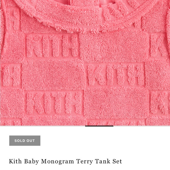 Kith Baby Monogram Terry Tank Set - Picture 4 of 5